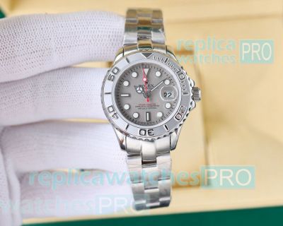 Swiss Rolex Yacht-master 29mm Women Copy Watch NH05 Movement